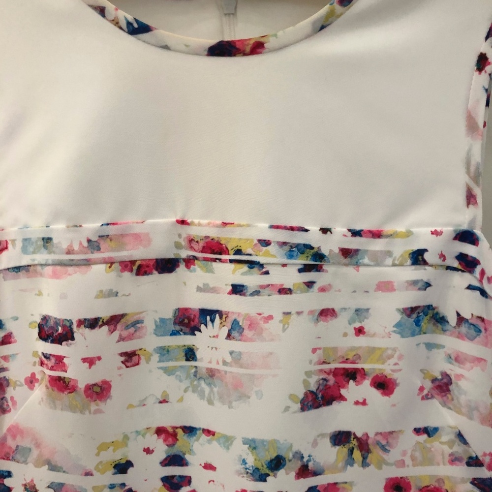 Shoshanna size 2 white & floral dress - Picture 5 of 6